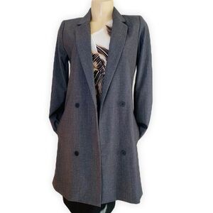 NEW Dark Gray Knee Length Jacket Coat for Women’s size S